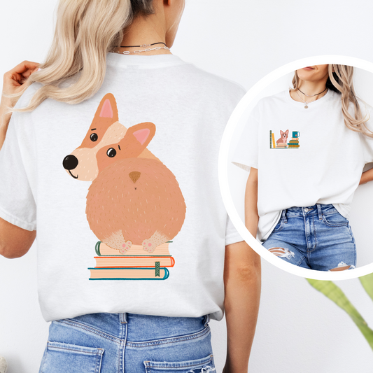 Camiseta “Cute Butt Corgi” – Edición lectores perrunos 🐶📚