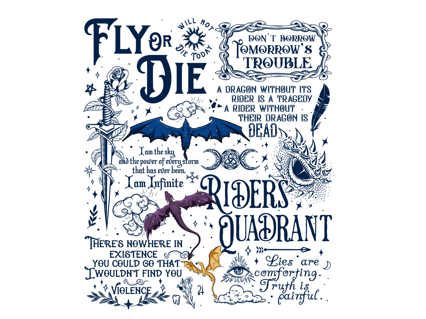 Camiseta Fly or Die